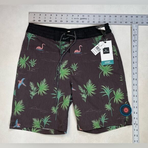 Rip Curl Lay Days Side Pockets BoardShorts Shorts Men Size 28 Multicolor NWT - Picture 7 of 8